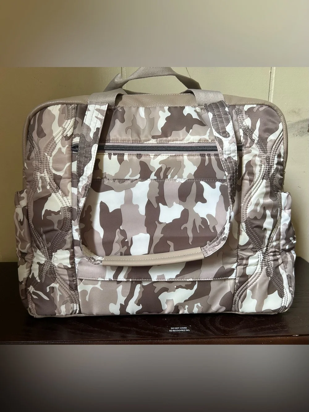 Lug Aviator Carry-All Tote Bag Camo Taupe